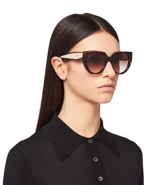 prada damen sonnenbrille black fuchsia yellow|Women's Sunglasses .